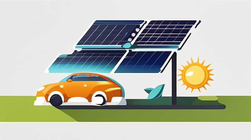 What to do if the car solar light is on