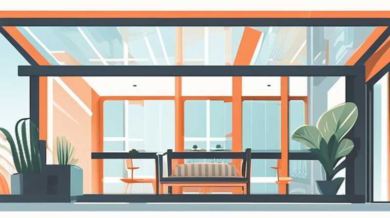 How to decorate a solar powered semi-balcony