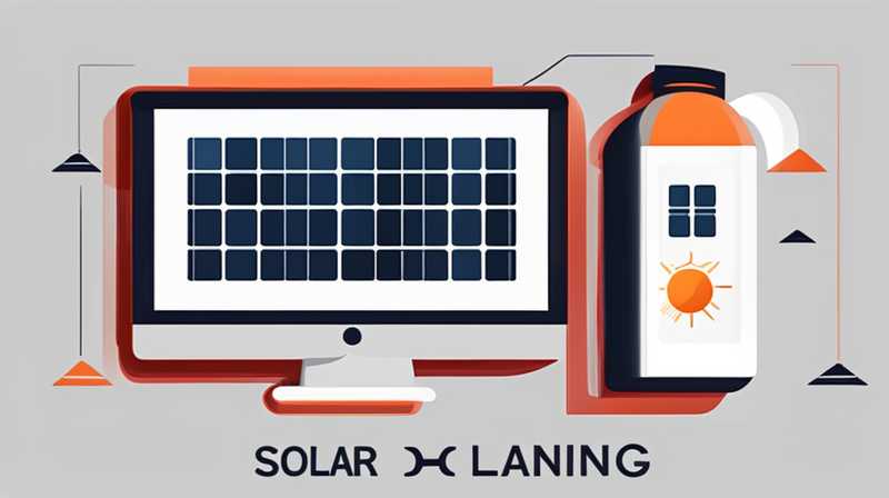 How is the profit of solar cleaning