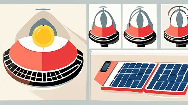 How to remove the lamp beads on the solar panel