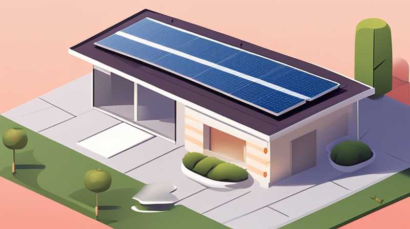 How to place solar panels on a flat roof