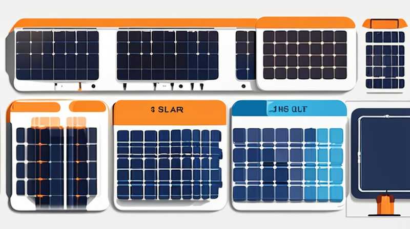 How many volts are solar panels?