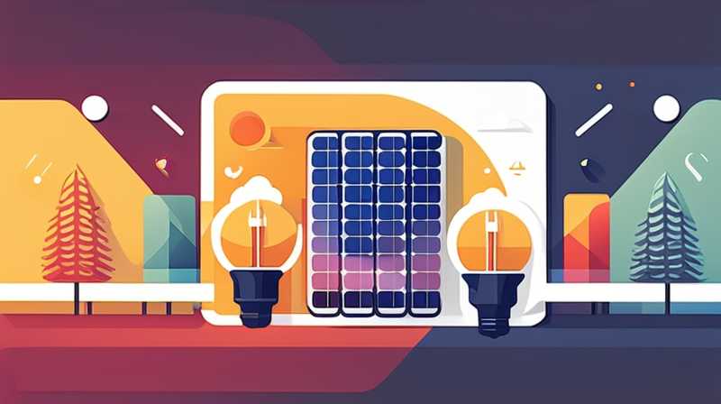 What lights can be charged by solar panels?