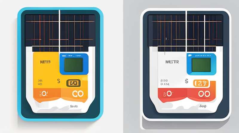 How to install solar energy meter