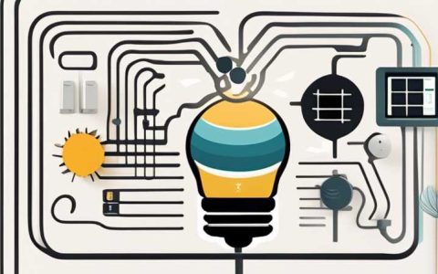 How to connect a light bulb to solar energy
