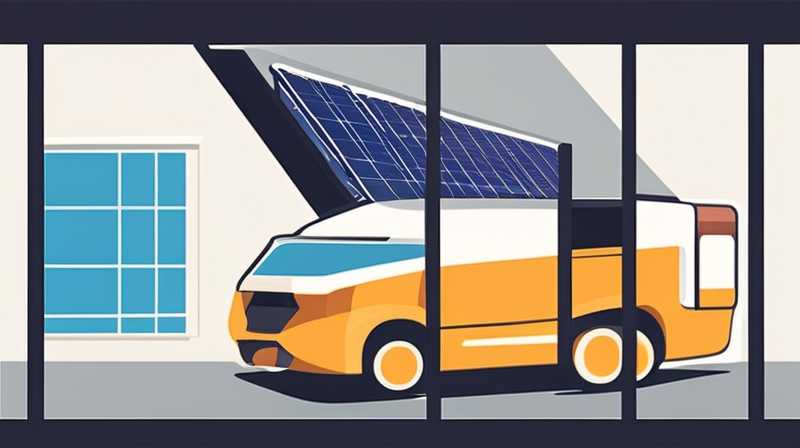 How much electricity can the solar panels on the bed truck charge
