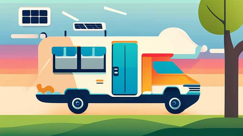 How many volts does solar power for RVs usually provide?