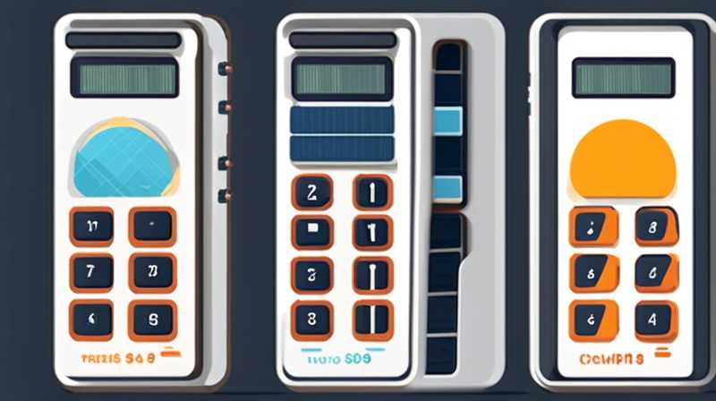 How to store a solar calculator