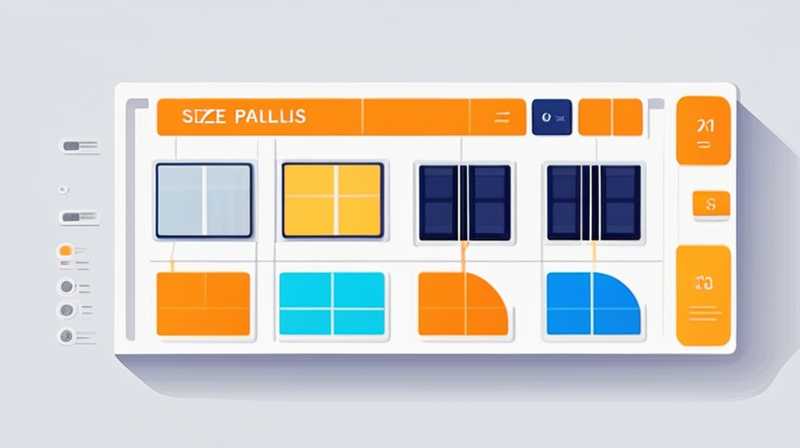 How to calculate the size of solar panels