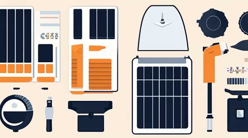 How to disassemble a solar vacuum