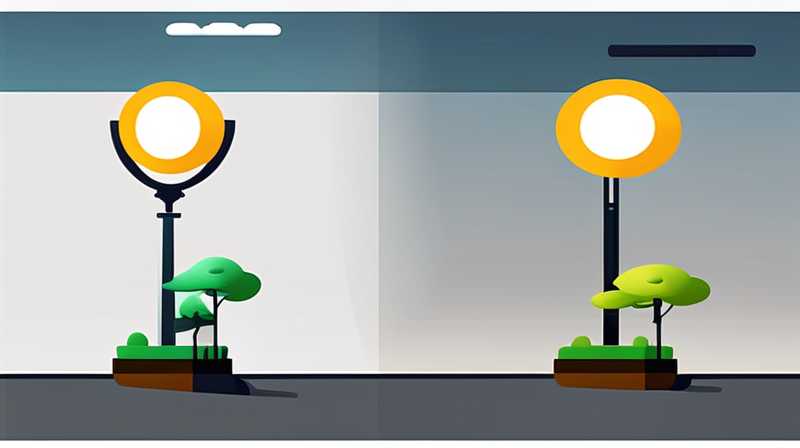 How thick is the solar 6m street light?