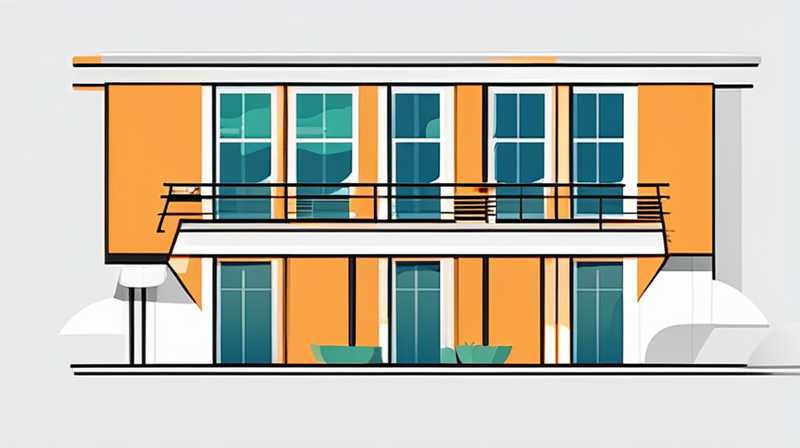 How to use the balcony split solar