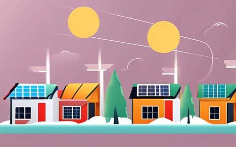 Which season does solar energy find the north house?