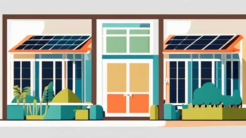 How many watts of solar energy should be placed in the sun room