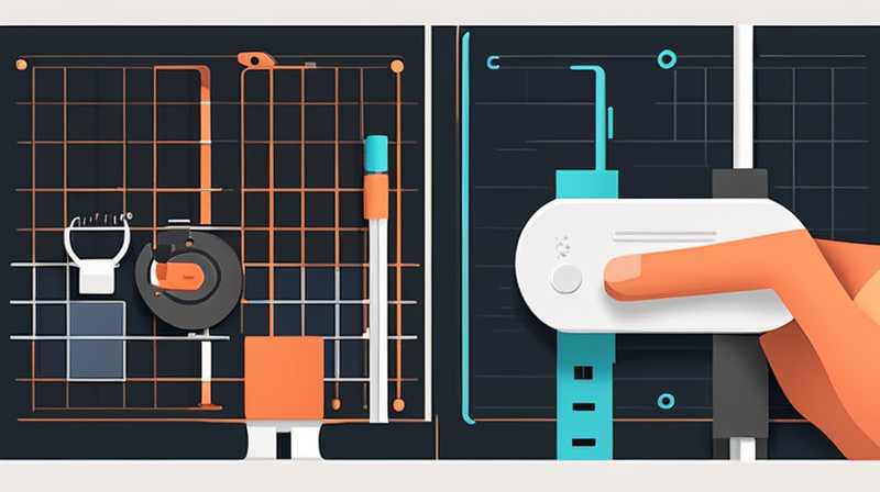 How to disassemble a solar switch