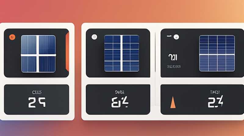 How many watts is 180m written on a solar panel?