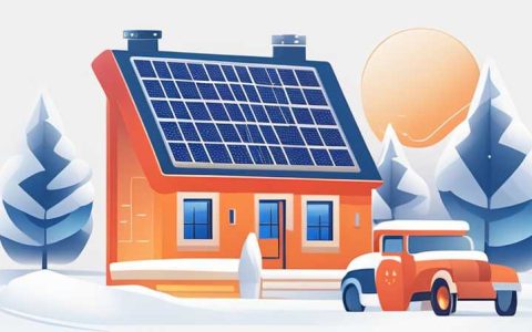 How much does solar energy adjust in winter?