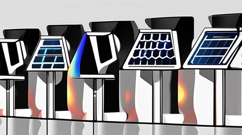 What kind of solar column lights look good?