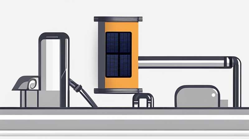 How to connect the solar barrel and the pipe head