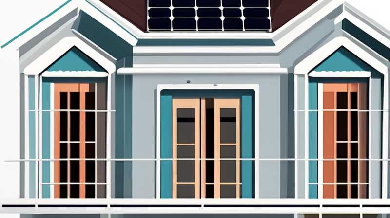 How to modify the balcony solar panel