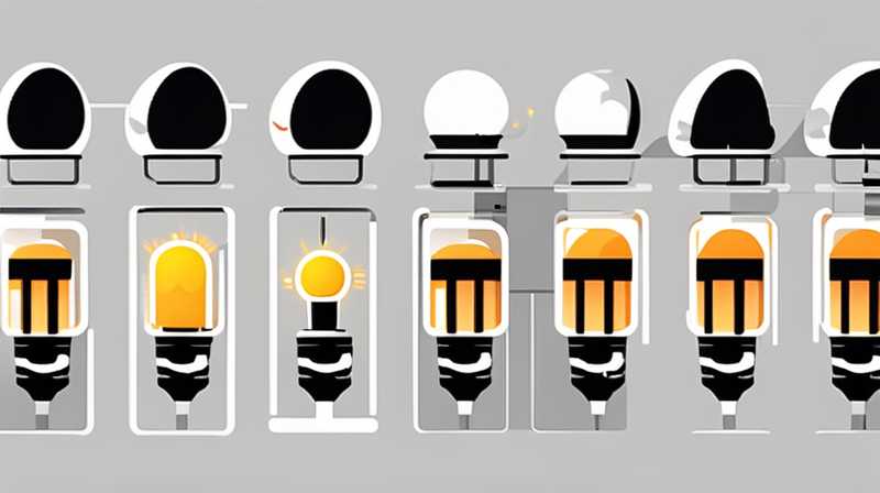 How to check the current of solar lamp