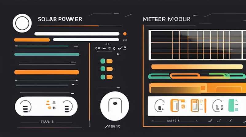 How to connect solar power to the meter