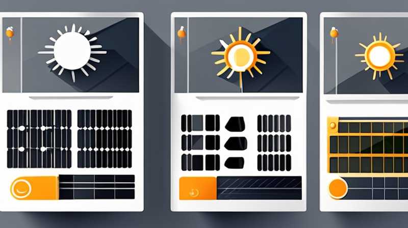 How to classify solar panels into A and B