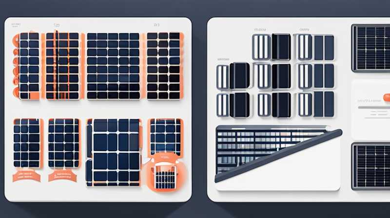 What materials are inside flat panel solar panels?