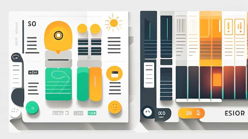 How to set the solar power indicator