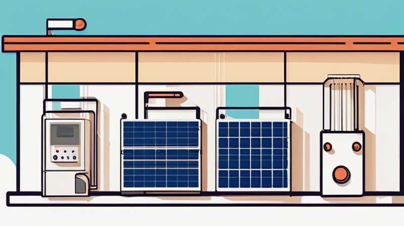 How to connect solar energy to float valve