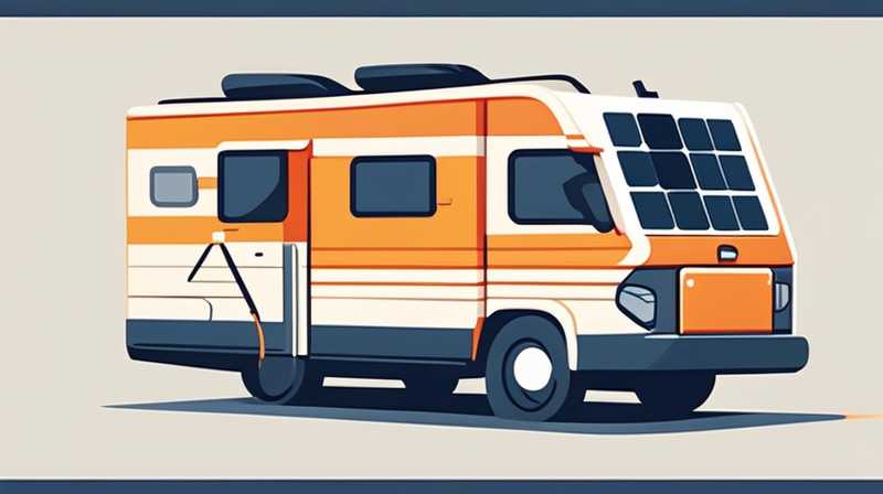 How many solar panels can be installed on a motorhome