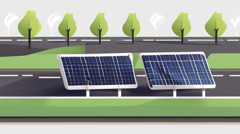 How much does it cost to install solar panels for highway slope protection?