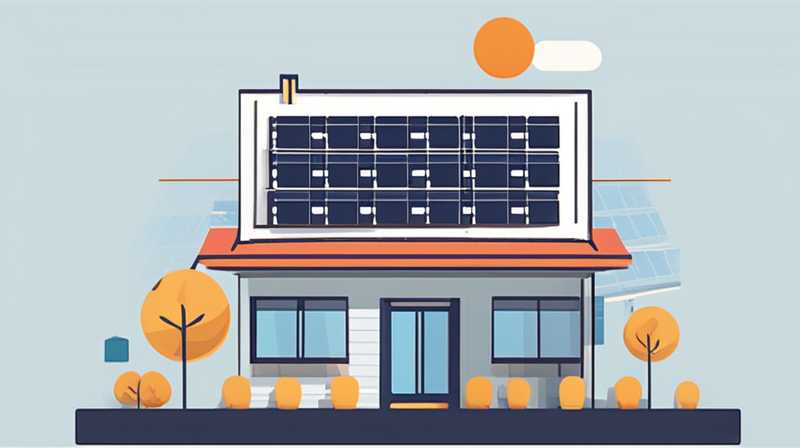 How to install three rows of solar panels