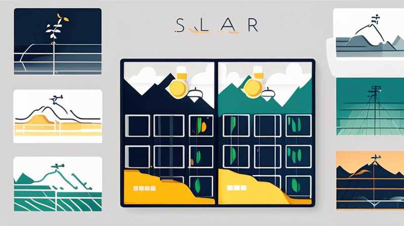 How many volts of solar power can be generated in mountainous areas