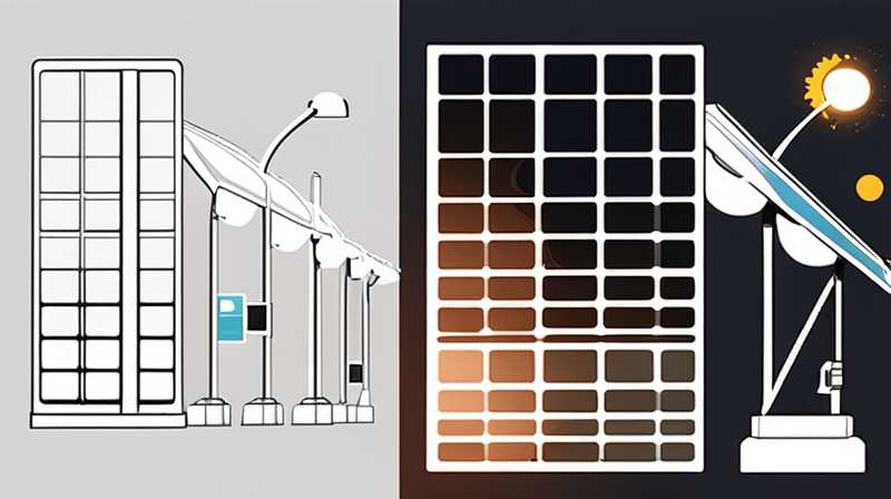How to dismantle the solar panel of a round street light
