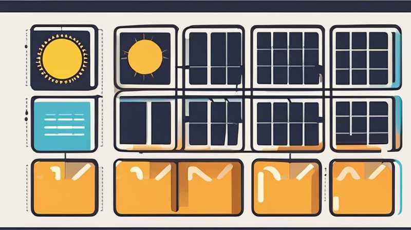 How to calculate the utilization area of solar panels