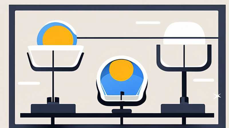 How do residents install solar panel lamps?