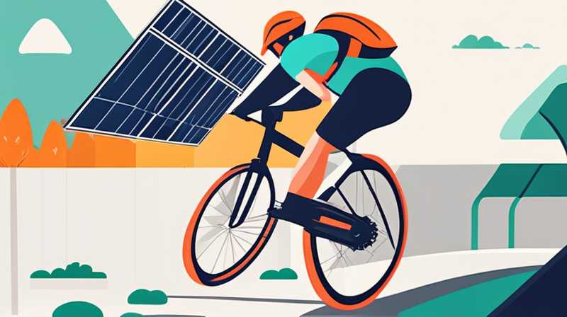 How to install solar panels on mountain bikes