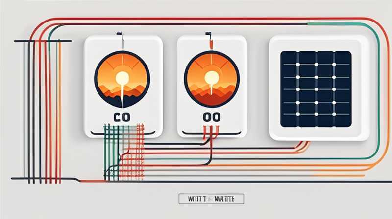 How to divide solar energy into watts