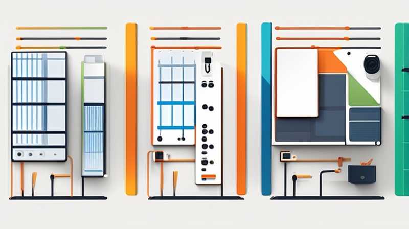 How to connect solar panels to wall mounted solar panels