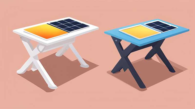 How much does a solar table cost now?