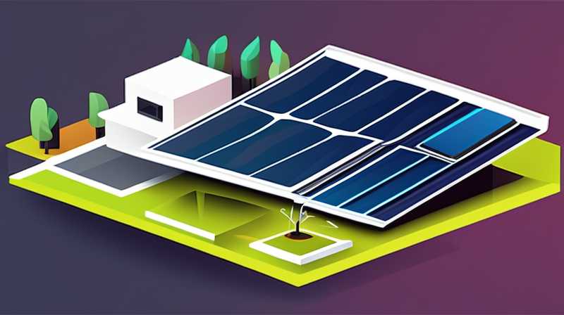 How do solar panels store electricity?