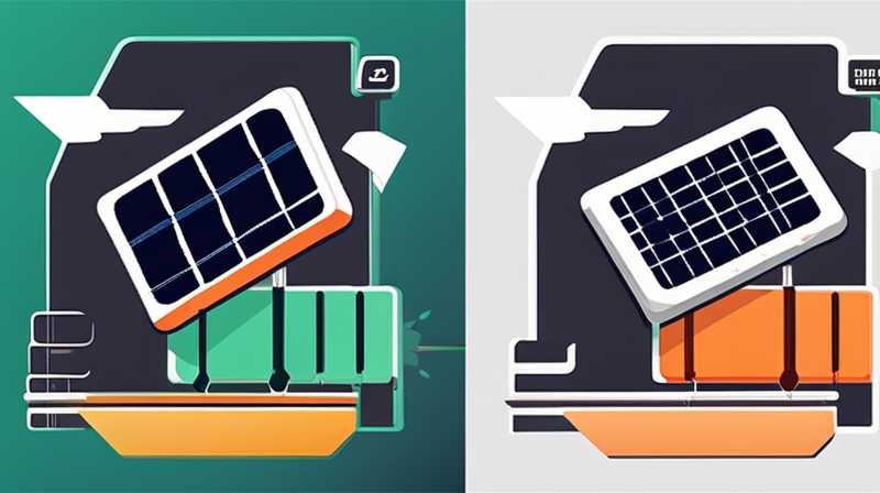 How to repair a short circuit in a solar panel