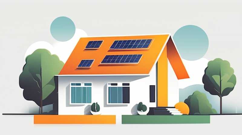 How to use solar panel house