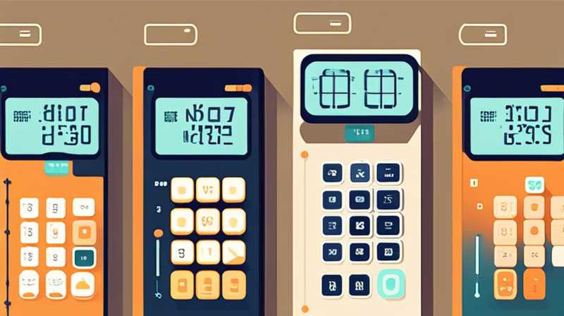 How to store electricity in solar calculator