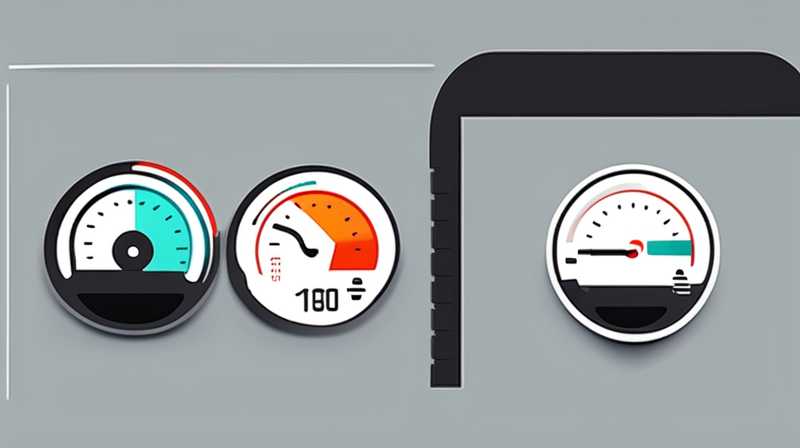 How to read the solar tire pressure gauge