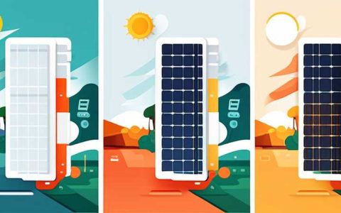 How to distinguish positive and negative solar panels