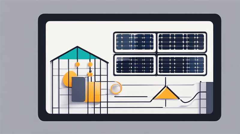 How to disassemble independent solar panels