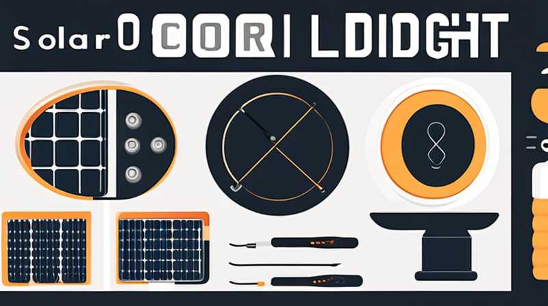 How to assemble solar light cord