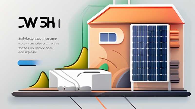 How long does it take to charge 1 kWh of electricity with solar energy?